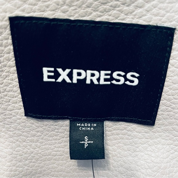 Express Faux Leather Dress Jacket | Size: Small - Picture 12 of 13